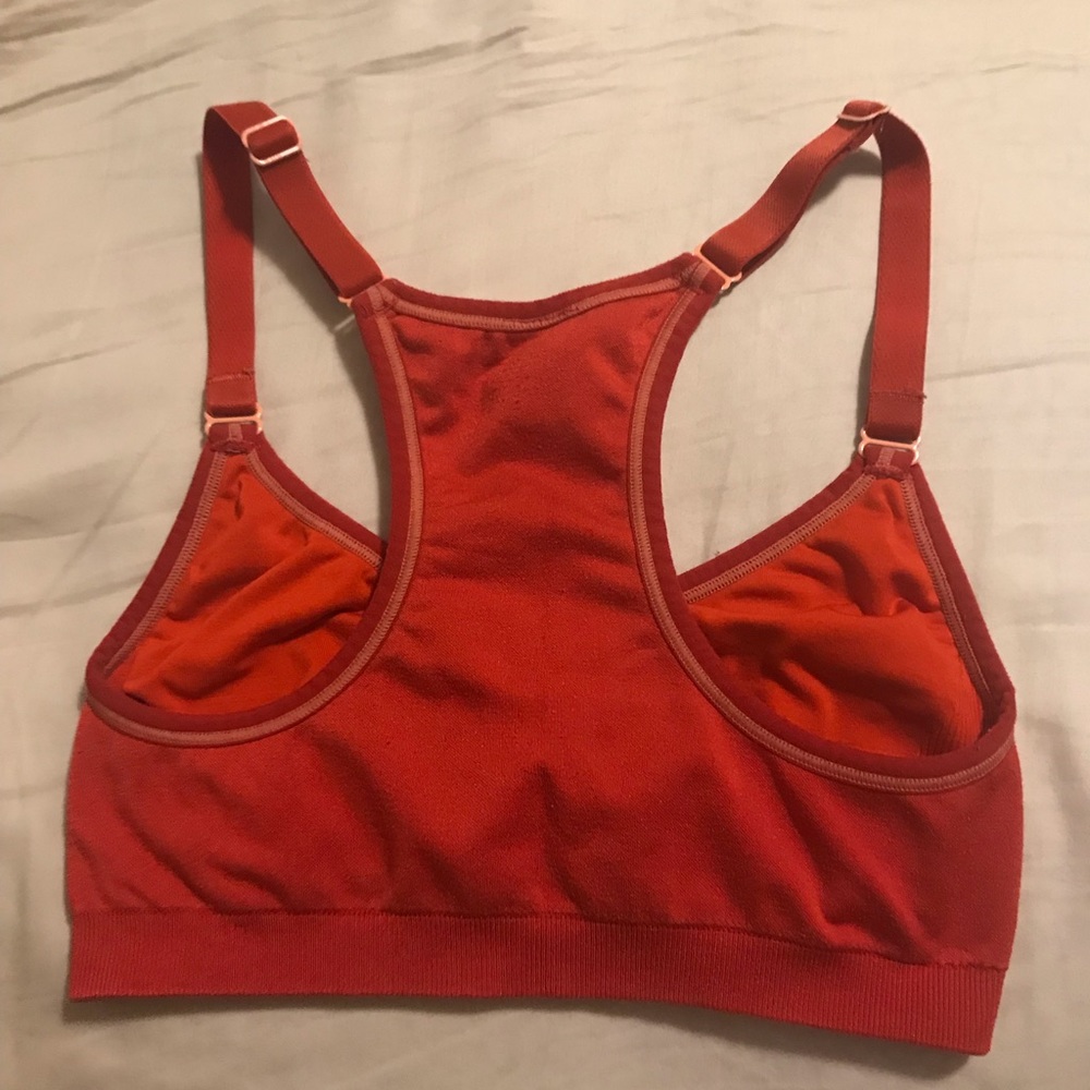 aerie orange sports bra